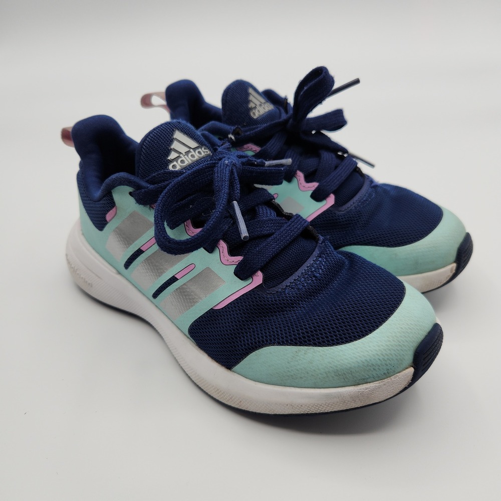 Adidas Fortarun 2.0 Cloudfoam IE1082 Running Shoes Kid 1 Blue Flash Aqua Low Top